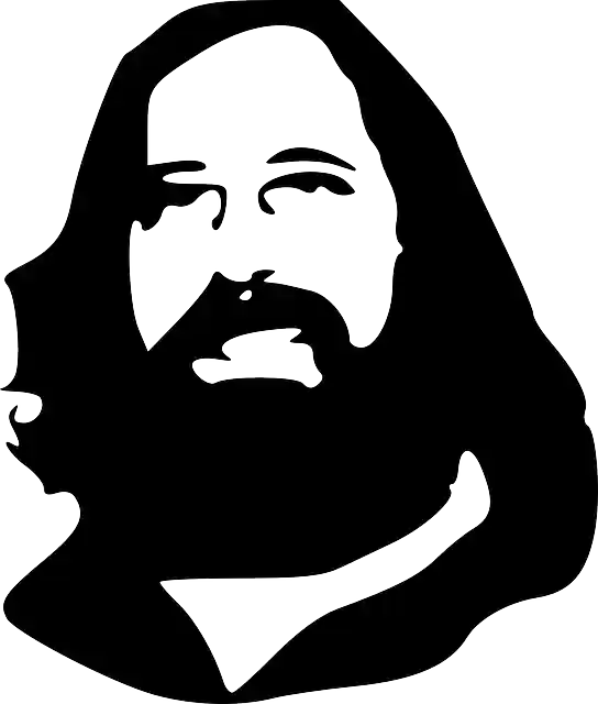 Free download Man Face Stallman - Free vector graphic on Pixabay free illustration to be edited with GIMP free online image editor