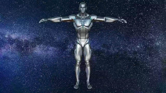 Free download man front robot cyborg free picture to be edited with GIMP free online image editor