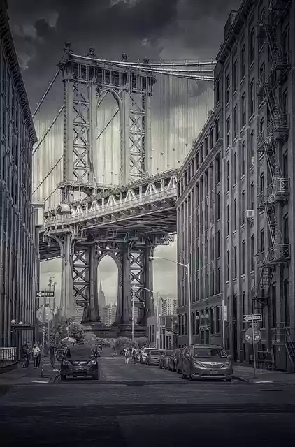 Free download manhattan bridge bridge bridges free picture to be edited with GIMP free online image editor