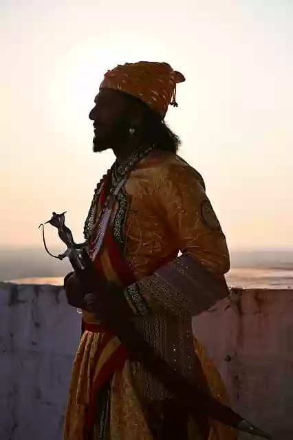 Free download man profile traditional gown sword free picture to be edited with GIMP free online image editor