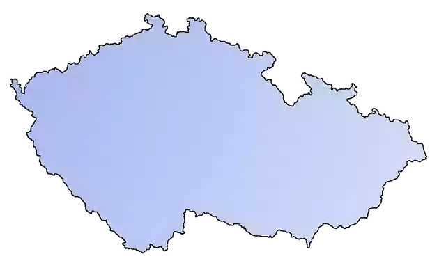 Free download Map Czech Republic Country -  free illustration to be edited with GIMP free online image editor