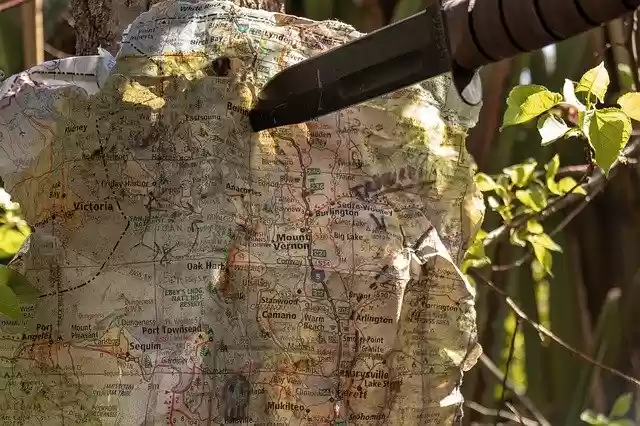 Free download Map Treasure Knife -  free photo or picture to be edited with GIMP online image editor