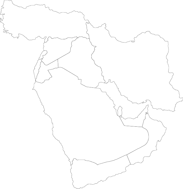 Free download Map Turkey Israel - Free vector graphic on Pixabay free illustration to be edited with GIMP free online image editor