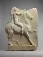 Free download Marble relief of a horseman free photo or picture to be edited with GIMP online image editor