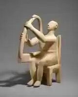 Free download Marble seated harp player free photo or picture to be edited with GIMP online image editor