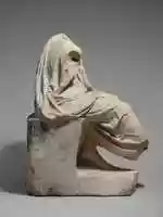 Free download Marble statue of a draped seated man free photo or picture to be edited with GIMP online image editor