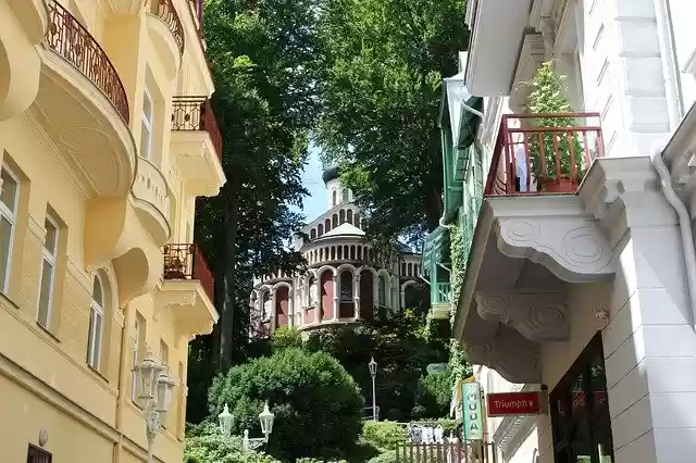 Free download Marianske Lazne Houses -  free photo or picture to be edited with GIMP online image editor