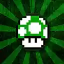 Marios 1UP Mushroom Grunge  screen for extension Chrome web store in OffiDocs Chromium