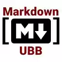 Markdown Editor for BBCode  screen for extension Chrome web store in OffiDocs Chromium
