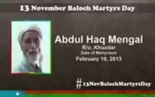 Free download Martyr Name: Abdul Haq Mengal free photo or picture to be edited with GIMP online image editor