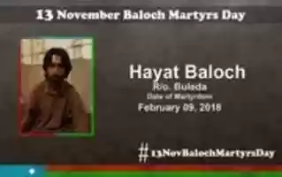 Free download Martyr Name: Hayat Baloch free photo or picture to be edited with GIMP online image editor