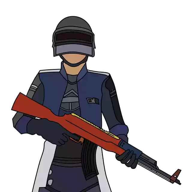 Free download Mascot Character Pubg -  free illustration to be edited with GIMP free online image editor