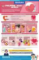 Free download Maxicare Bulletin Philippine Heart Month free photo or picture to be edited with GIMP online image editor