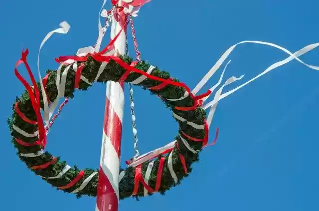 Free download Maypole May Tradition -  free photo or picture to be edited with GIMP online image editor