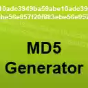 MD5 Generator  screen for extension Chrome web store in OffiDocs Chromium
