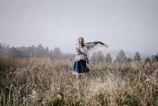 Free download meadow woman scenery folklore free picture to be edited with GIMP free online image editor