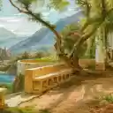 Mediterranean Garden Vista  screen for extension Chrome web store in OffiDocs Chromium