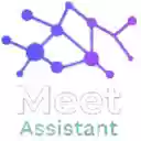 Meet Assistant  screen for extension Chrome web store in OffiDocs Chromium