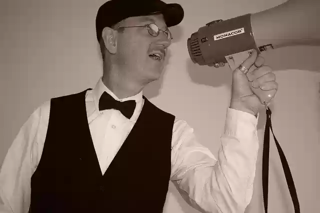 Free download Megaphone Director -  free photo or picture to be edited with GIMP online image editor