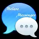 Melero Messenger  screen for extension Chrome web store in OffiDocs Chromium
