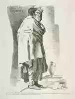 Free download Menippus (Moenippus), from Etchings after Velazquez free photo or picture to be edited with GIMP online image editor