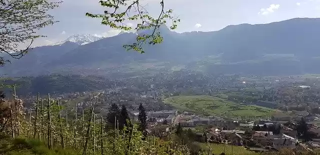 Free download Meran Valley View South Tyrol -  free photo or picture to be edited with GIMP online image editor
