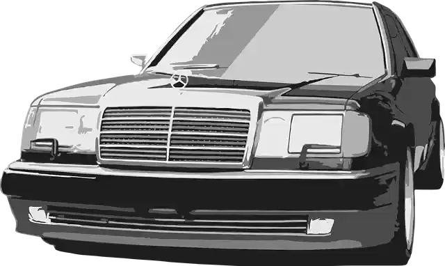 Free download Mercedes 500 E Car - Free vector graphic on Pixabay free illustration to be edited with GIMP free online image editor