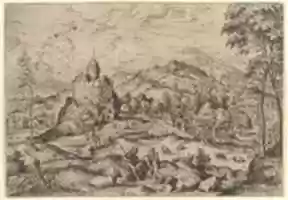 Free download Mercury Lulling Argus to Sleep from Landscapes with Biblical and Mythological Scenes free photo or picture to be edited with GIMP online image editor