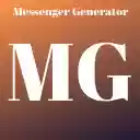 Messenge Generator  screen for extension Chrome web store in OffiDocs Chromium