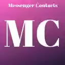 Messenger Contacts  screen for extension Chrome web store in OffiDocs Chromium