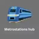 Metrostations hub  screen for extension Chrome web store in OffiDocs Chromium