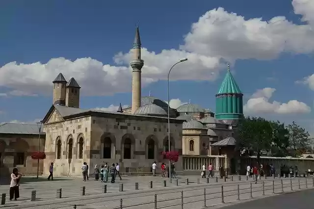 Ücretsiz indir Mevlana Konya Cami ücretsiz fotoğraf şablonu GIMP çevrimiçi resim düzenleyici ile düzenlenebilir