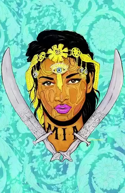 Free download Mia Artist Mitangi -  free illustration to be edited with GIMP free online image editor