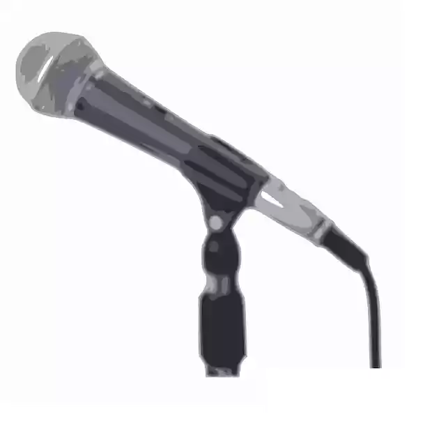 Free download Microphone Stand Mic - Free vector graphic on Pixabay free illustration to be edited with GIMP free online image editor