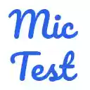 Mic Test  screen for extension Chrome web store in OffiDocs Chromium