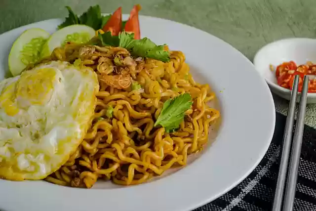Free download mie goreng fried noodles dish meal free picture to be edited with GIMP free online image editor