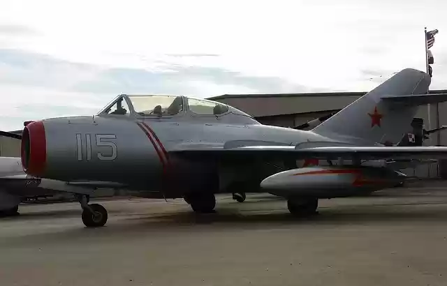 Free download mig 15 fighter jet aircraft soldier free picture to be edited with GIMP free online image editor