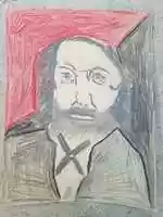 Free download Mikhail Bakunin Drawing free photo or picture to be edited with GIMP online image editor