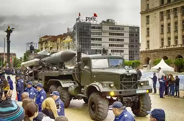 Free download Military Parade Rocket -  free photo or picture to be edited with GIMP online image editor