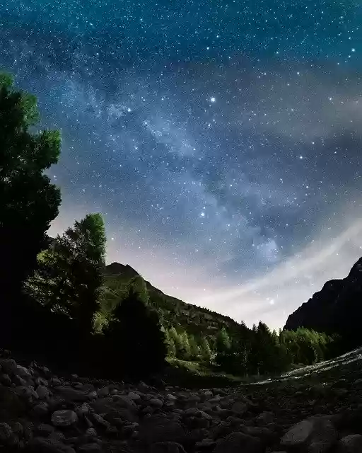 Free download Milkyway Stars Longexposure -  free photo or picture to be edited with GIMP online image editor