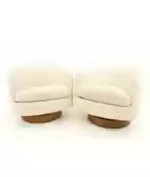 Free download milo-baughman-for-thayer-coggin-swivel-barrel-chairs-pair free photo or picture to be edited with GIMP online image editor