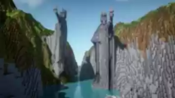 Free download Minecraft - Argonath Build free photo or picture to be edited with GIMP online image editor