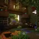 Minecraft Overgrown Cabin Live Wallpaper  screen for extension Chrome web store in OffiDocs Chromium