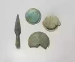 Free download Miniature bronze spearhead free photo or picture to be edited with GIMP online image editor