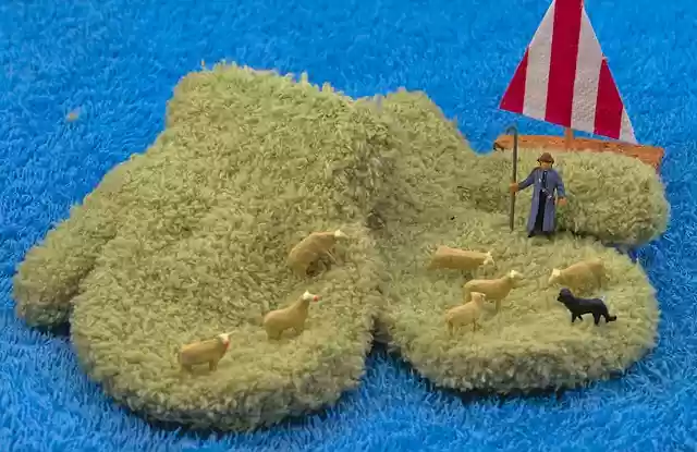 Free download miniature figures the sheep shepherd free picture to be edited with GIMP free online image editor
