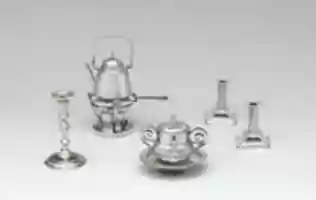 Free download Miniature kettle with stand and brazier free photo or picture to be edited with GIMP online image editor