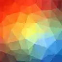 Minimal Rainbow Geometric Theme  screen for extension Chrome web store in OffiDocs Chromium