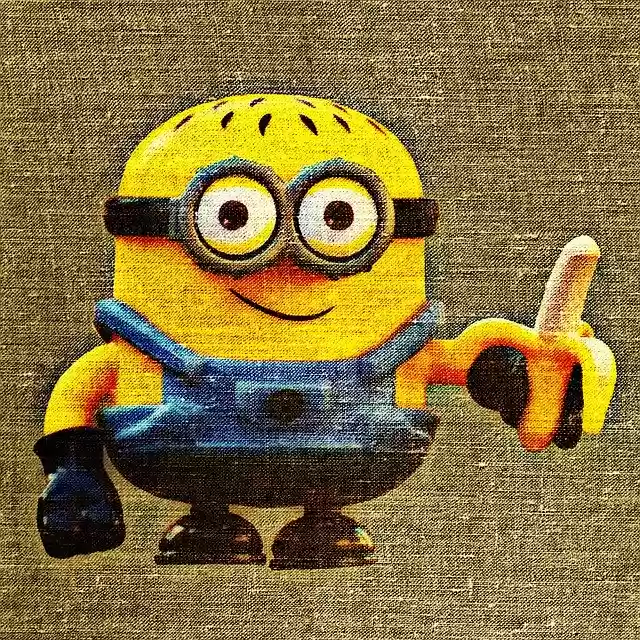 Free download Minion Banana Figure -  free illustration to be edited with GIMP free online image editor