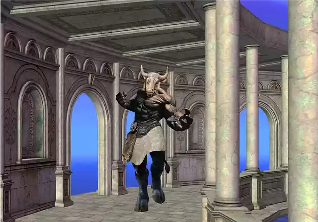 Free download Minotaur Greece Myth -  free illustration to be edited with GIMP free online image editor