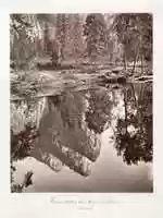 Free download Mirror View of the Three Brothers, Yosemite free photo or picture to be edited with GIMP online image editor